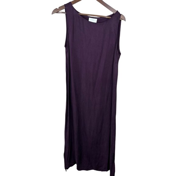 Liz Claiborne Purple Two-Piece Dress Set 90s 10‎ Short Sleeve Top & Long Skirt - Picture 2 of 12